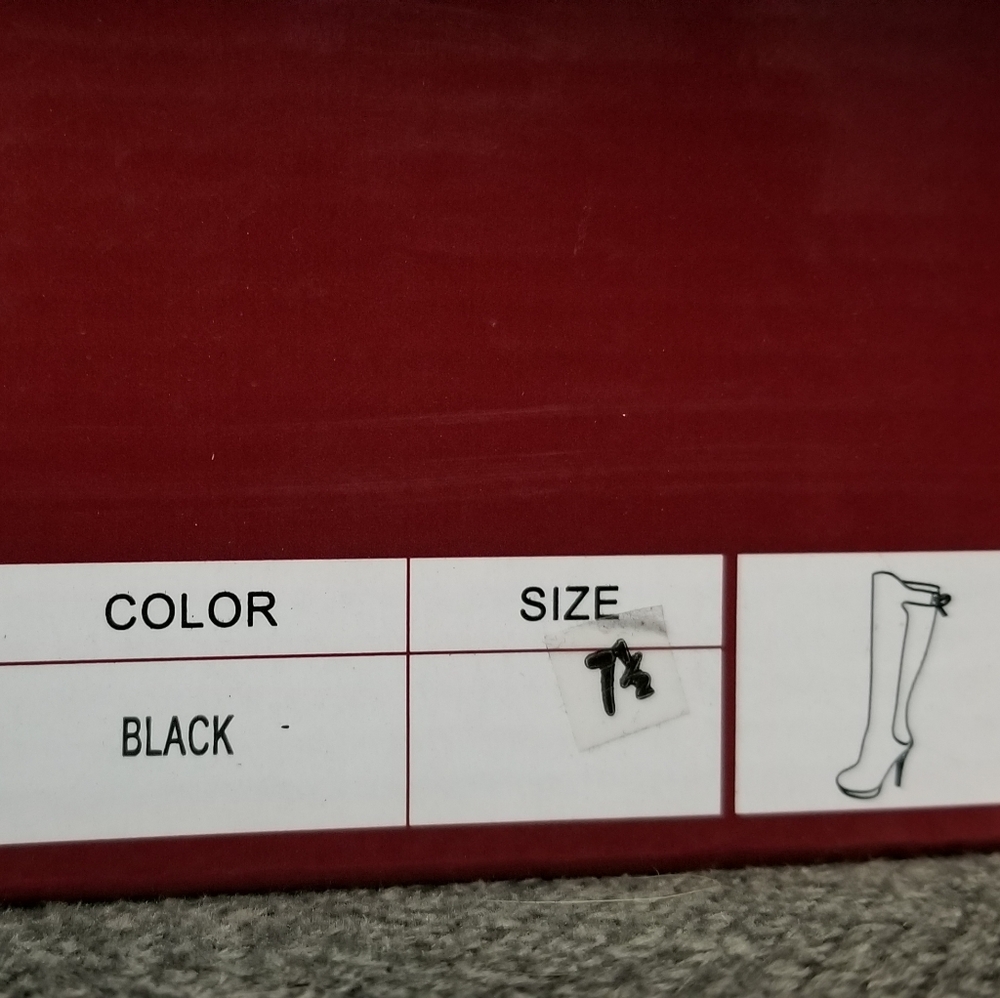 ๐ฆNEW ITEMโผ SEXY SUEDE TIE BACK BOOT W/BOX - Picture 6 of 6